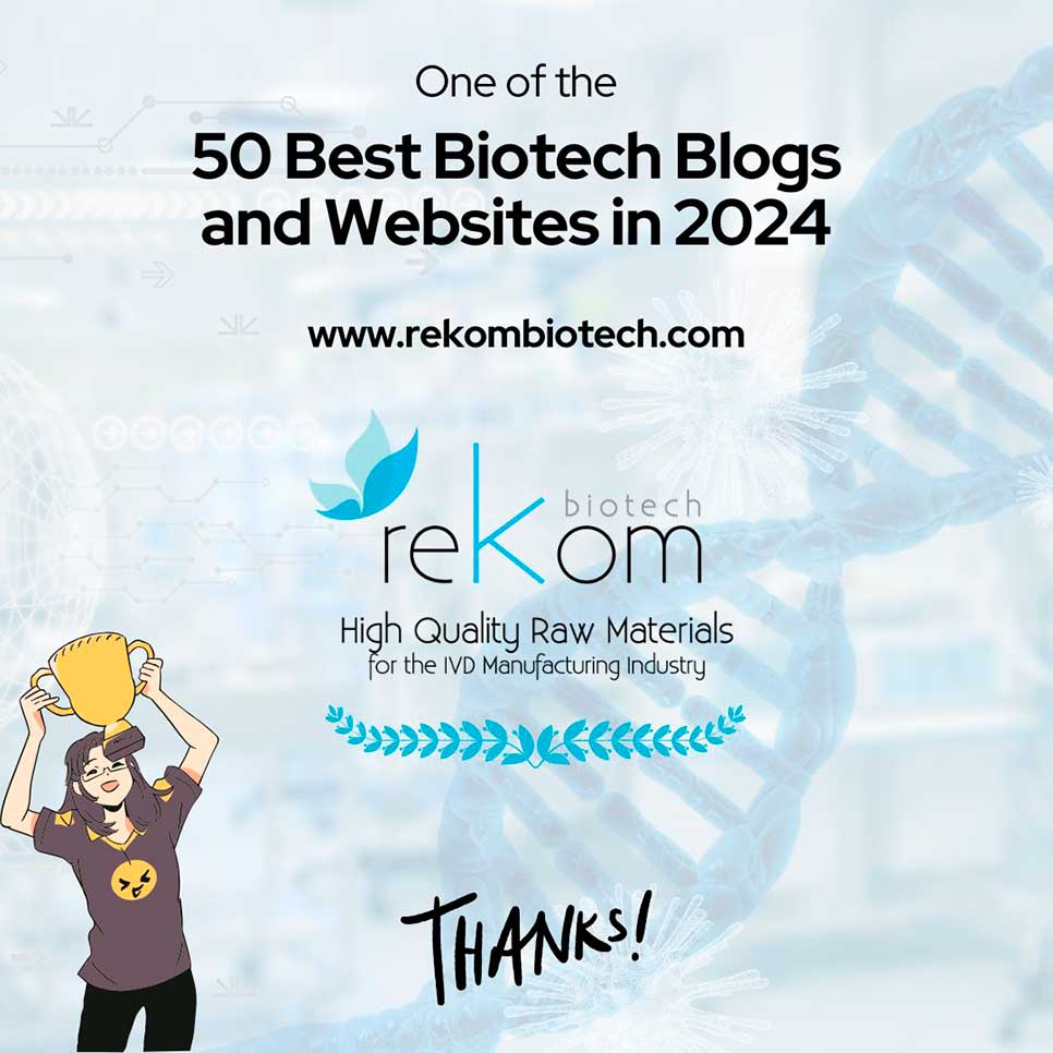 Rekom Biotech Selected as One of the 50 Best Biotech Blogs and Websites in 2024!