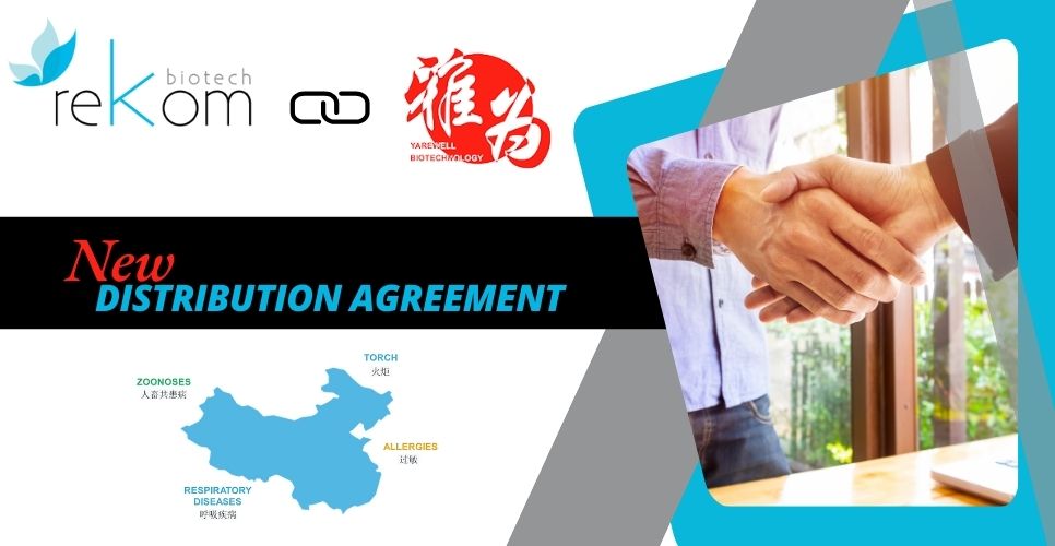 New distribution agreement with Yarewell in China