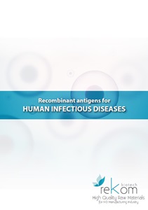 Recombinant proteins for in vitro diagnosis of human infectious diseases